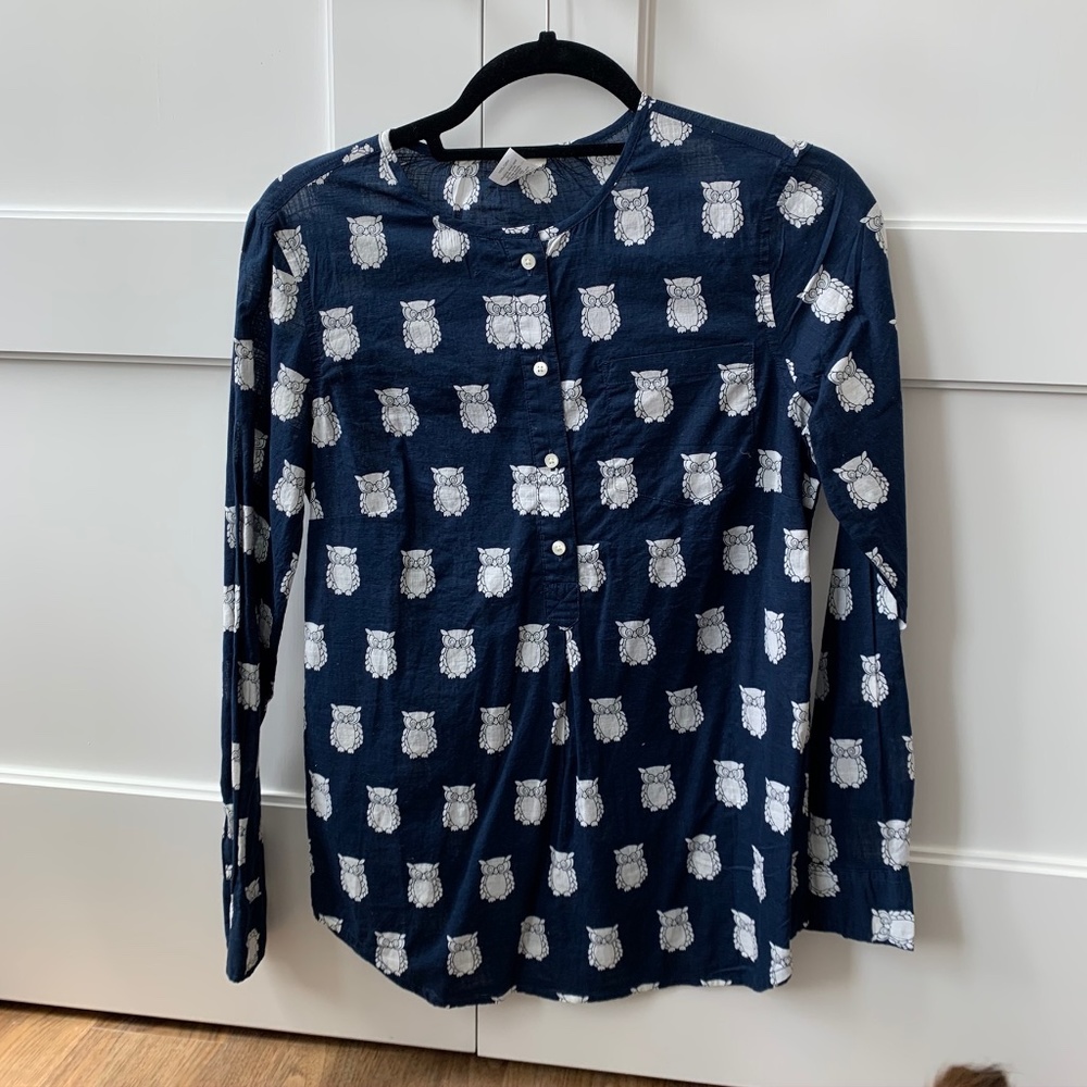 NWT CREWCUTS OWL TOP | SIZE 14